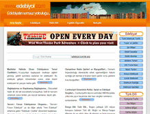 Tablet Screenshot of edebiyol.com